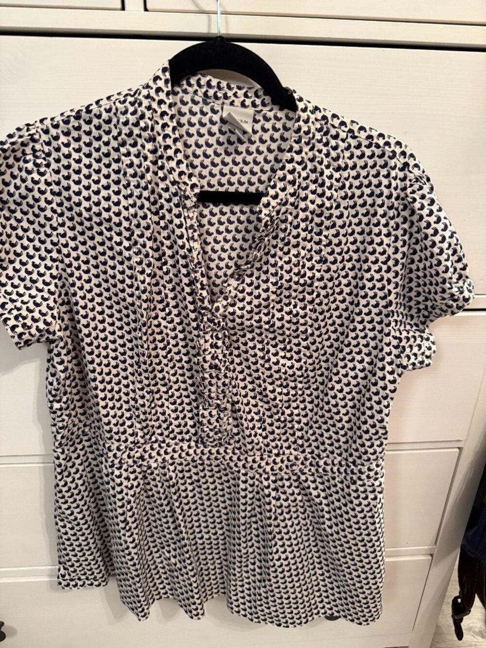 XL Merona short sleeved blouse